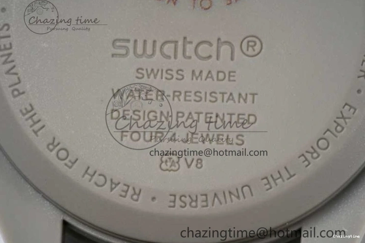 0427 Speedmaster Misson To Saturn 1:1 Best Edition Beige Dial On Nylon Strap Quartz Casual 7861